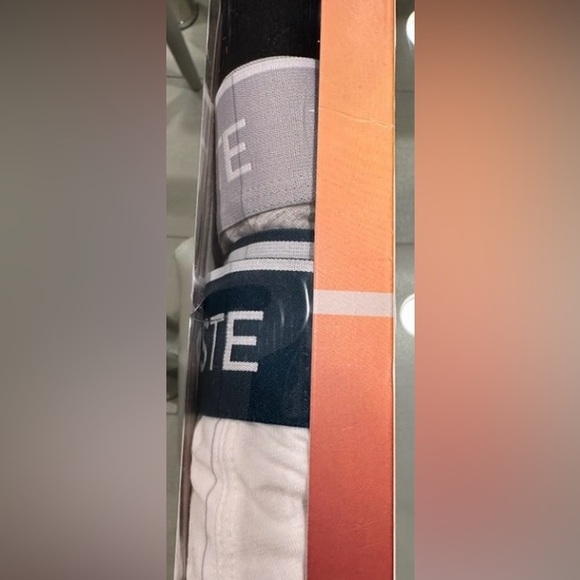 Lacoste Casual Cotton Stretch Boxer Briefs - Black, White, Gray - Picture 3 of 4